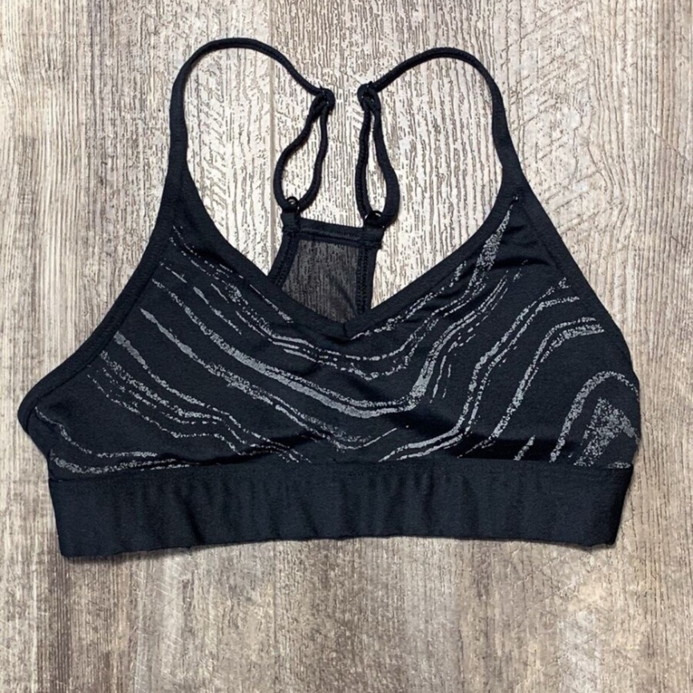 PINK Victoria's Secret Black Sports Bra for Active Comfort